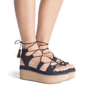 Stuart Weitzman Romanesque Flatform Espadrille